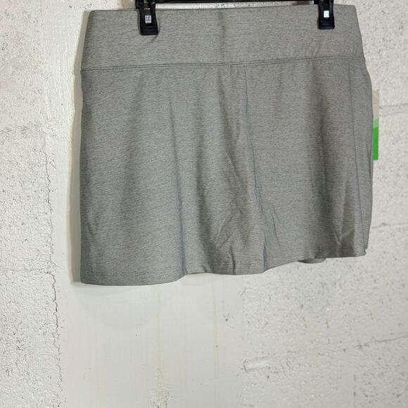 Prince Women's heathered Match Knit Tennis Skort grey, Large - Picture 2 of 8